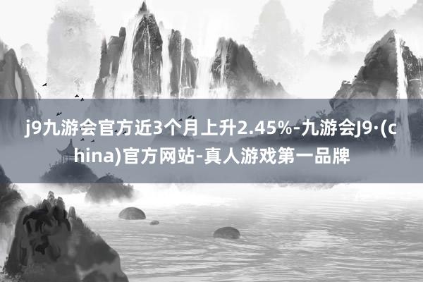 j9九游会官方近3个月上升2.45%-九游会J9·(china)官方网站-真人游戏第一品牌